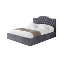 POLSTERBETT mit Bettkasten und Lattenrost, Boxbett ohne Matratze - FALIO 120x200 Dunkelgrau - Dunkelgrau, Holzwerkstoff/Textil (120/200cm) - ALTDECOR