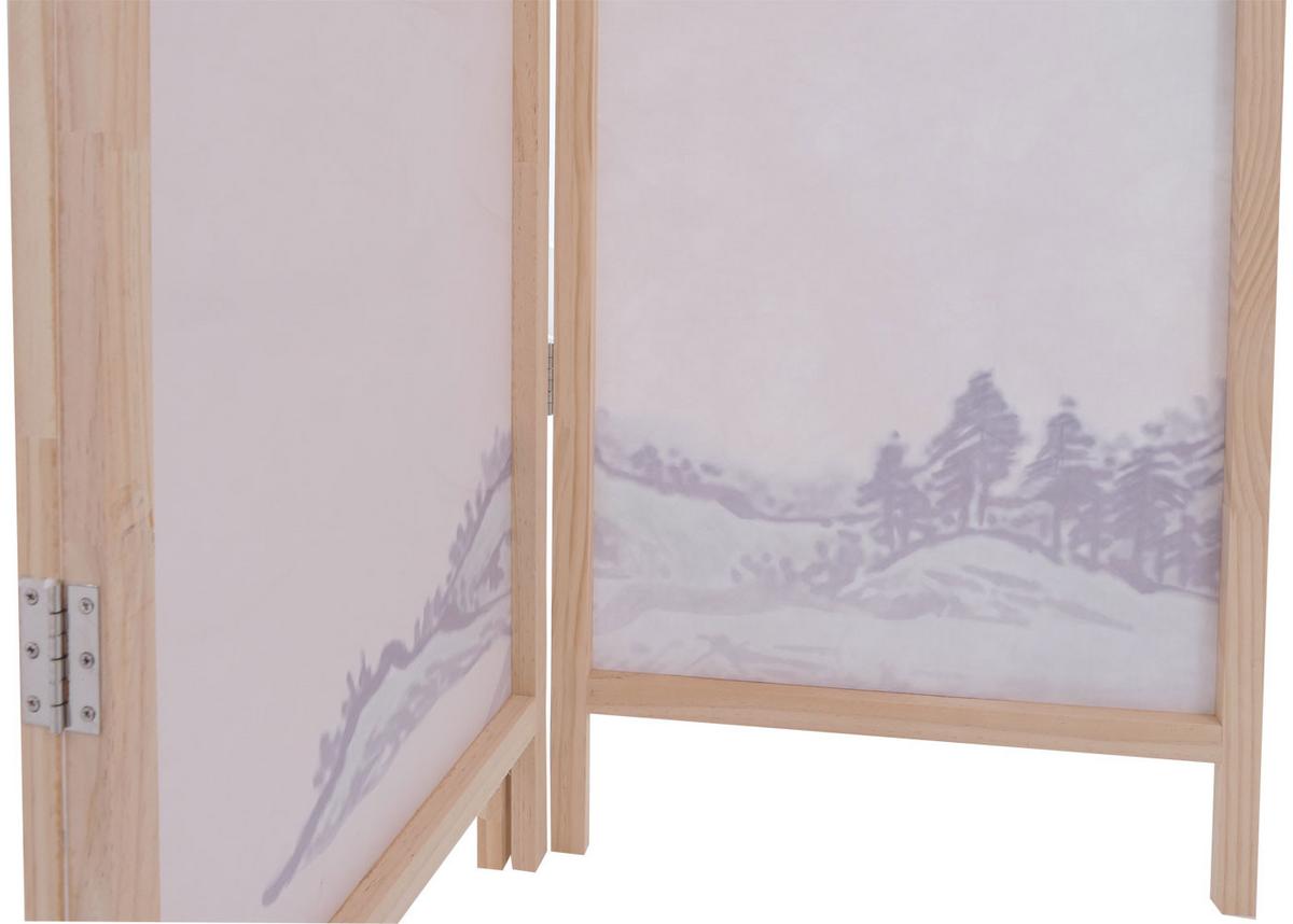 PARAVENT Blau - Blau, Holz (137/170/2cm) - MCW