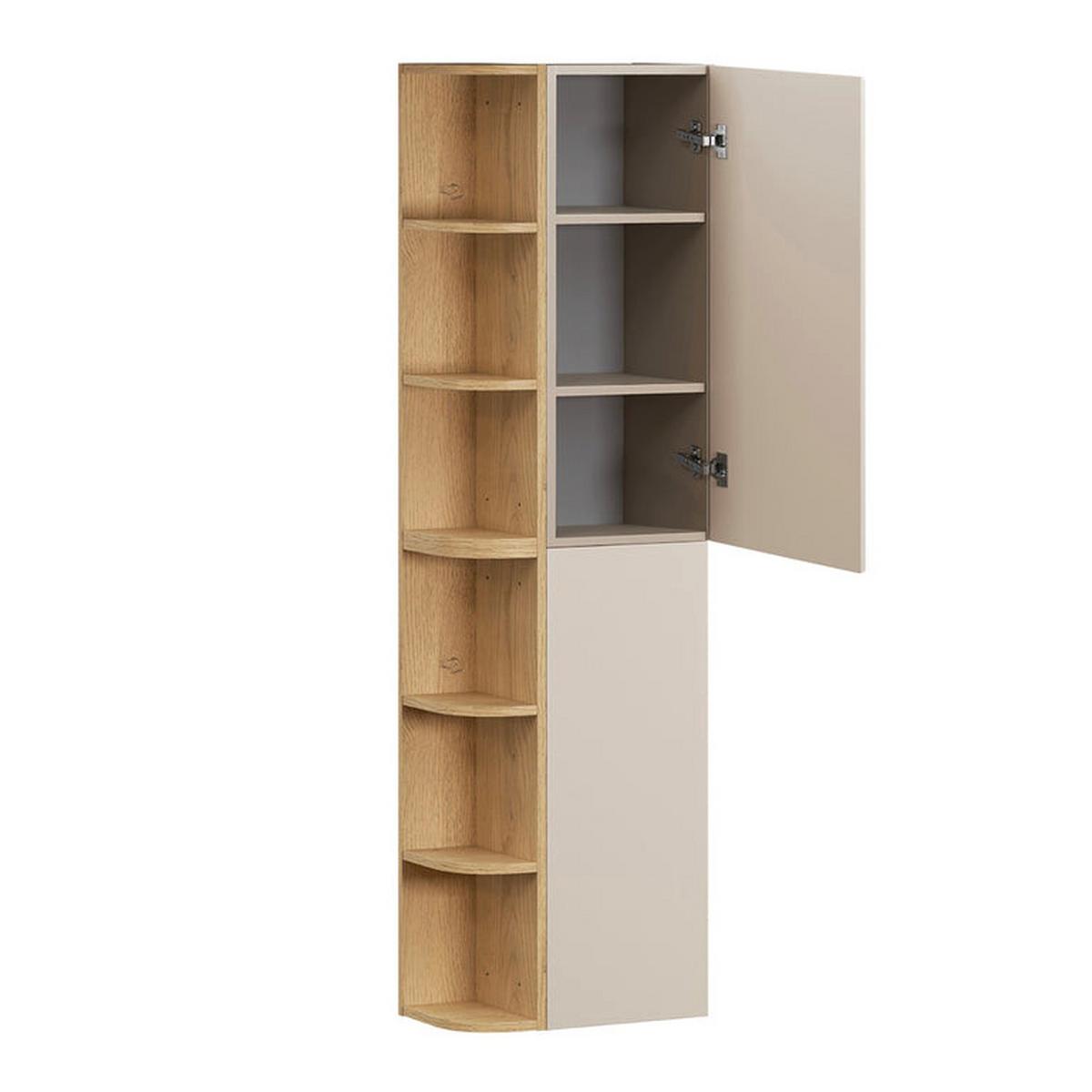 BADMÖBEL 120.4cm Azel 2er-Set Kaschmir - Beige, Holzwerkstoff (120.4/52/46cm) - Petits-meubles