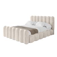 POLSTERBETT mit Bettkasten, Fußteil und Lattenrost, Bett mit Matratze H3/H4 - SORA-Z 180x200 Beige - Beige, Holzwerkstoff/Textil (180/200cm) - ALTDECOR