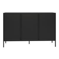 SIDEBOARD Velveto Schwarz 150 cm - Schwarz, Holzwerkstoff/Metall (150/86/40cm) - Selsey