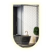 LED SPIEGEL 45x80 cm Neutralweiß 4000K - Transparent, Glas (45/80/0.4cm) - Wallfluent