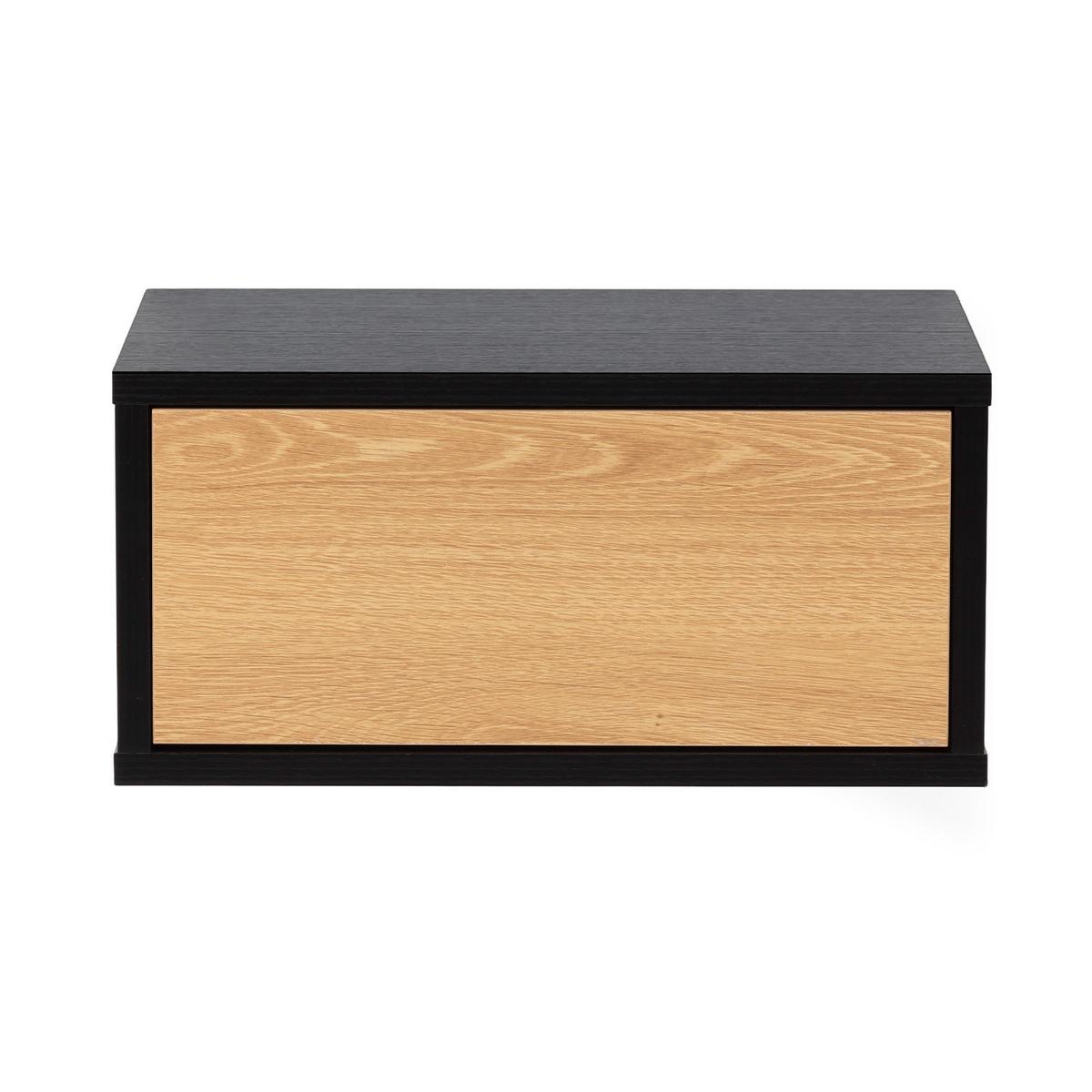NACHTTISCH schwebender Apolo Schwarz - Schwarz, Holzwerkstoff (40/19/35cm) - VS Venta-stock