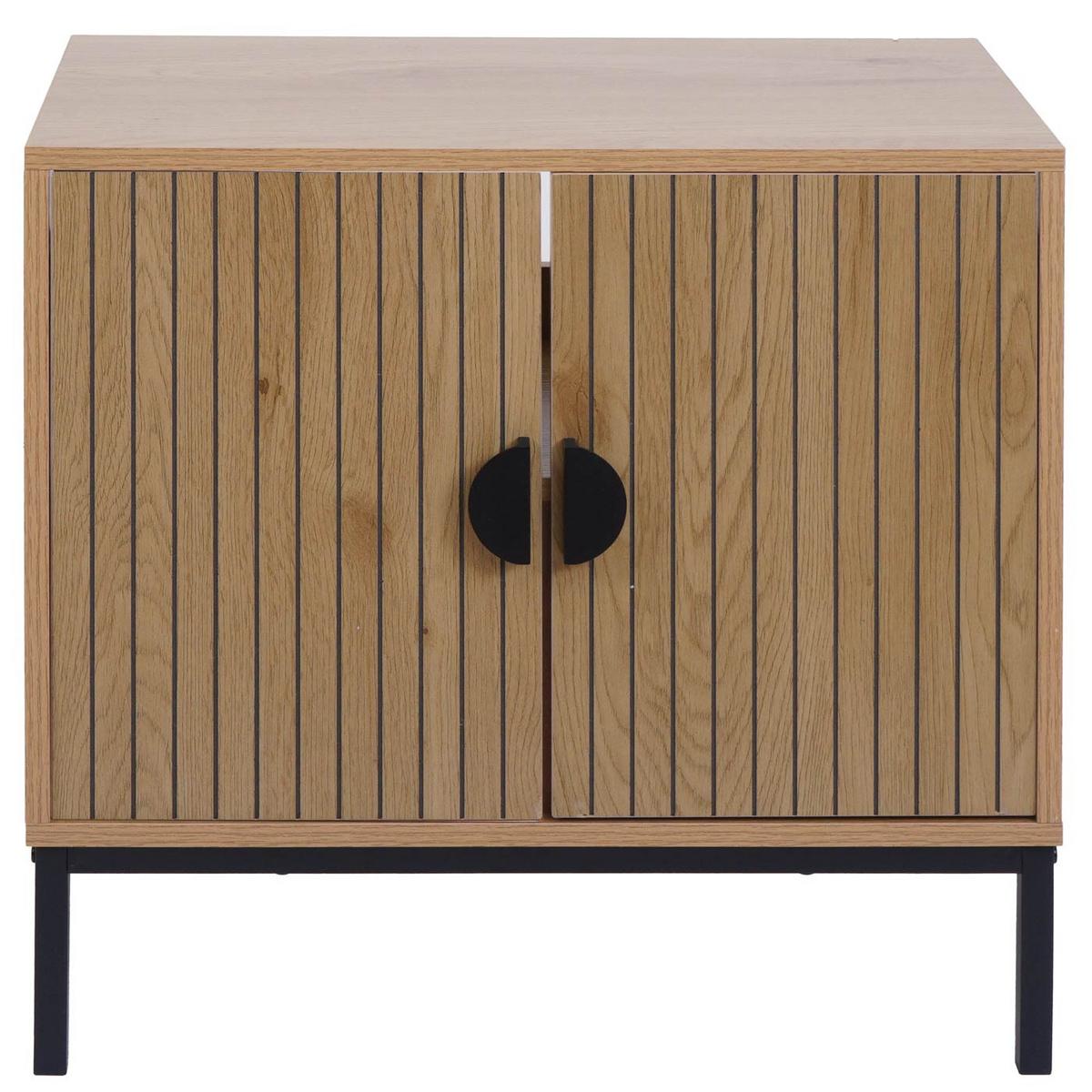 WASCHBECKENUNTERSCHRANK Braun - Braun, Metall (63/61/35cm) - MCW