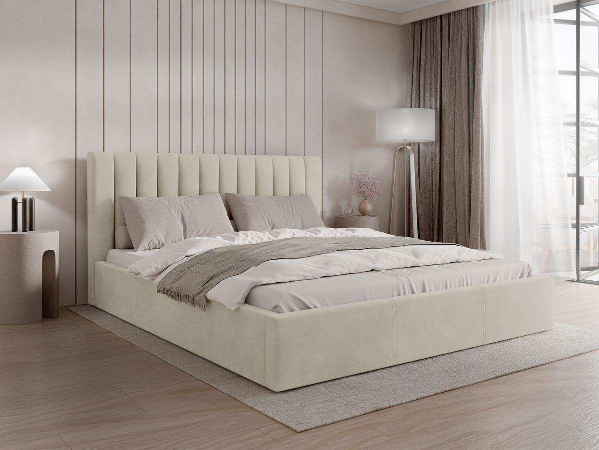 POLSTERBETT Cosmo - Beige/Naturfarben, Holz/Holzwerkstoff (180/200cm) - MIRJAN24