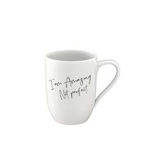 BECHER 'AMAZING. NOT PERFECT.' Statement weiß 290 ml - Weiß, Keramik (0.29L) - Villeroy & Boch