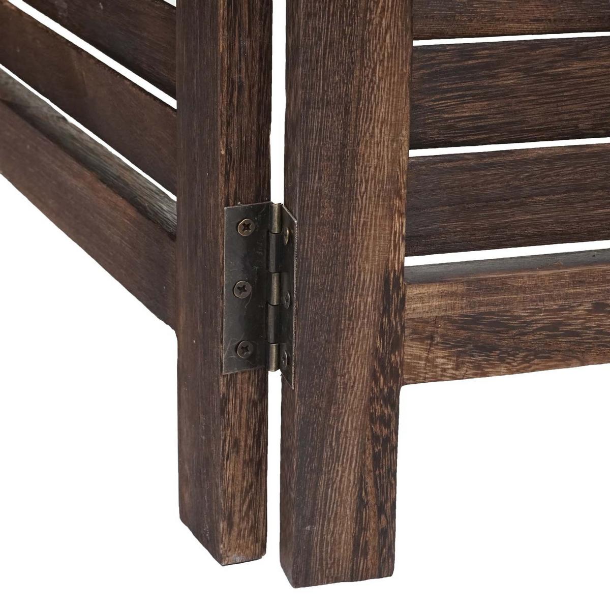 PARAVENT Braun - Braun, Holz (120/170/2cm) - MCW