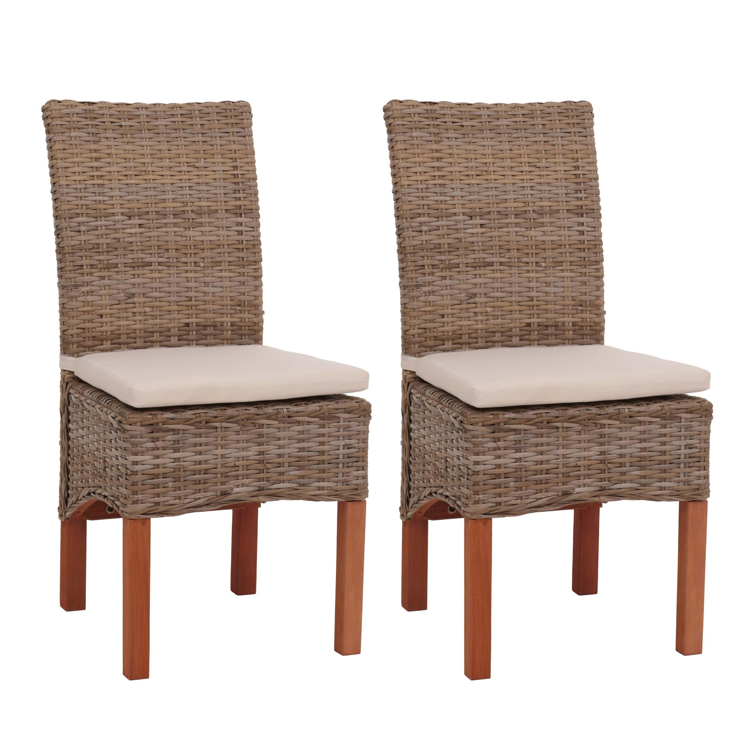 ESSZIMMERSTUHL Braun 2er-Set - Braun, Holz (46/96/50cm) - MCW