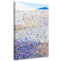 LEINWANDBILD Bunte Punkte Abstraktion 40x60cm - Multicolor, Textil (40/60cm) - Feeby