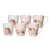 HENKELBECHER Capybara bunt 360 ml 6er Set - Multicolor, Keramik (0.36L) - Ritzenhoff Breker