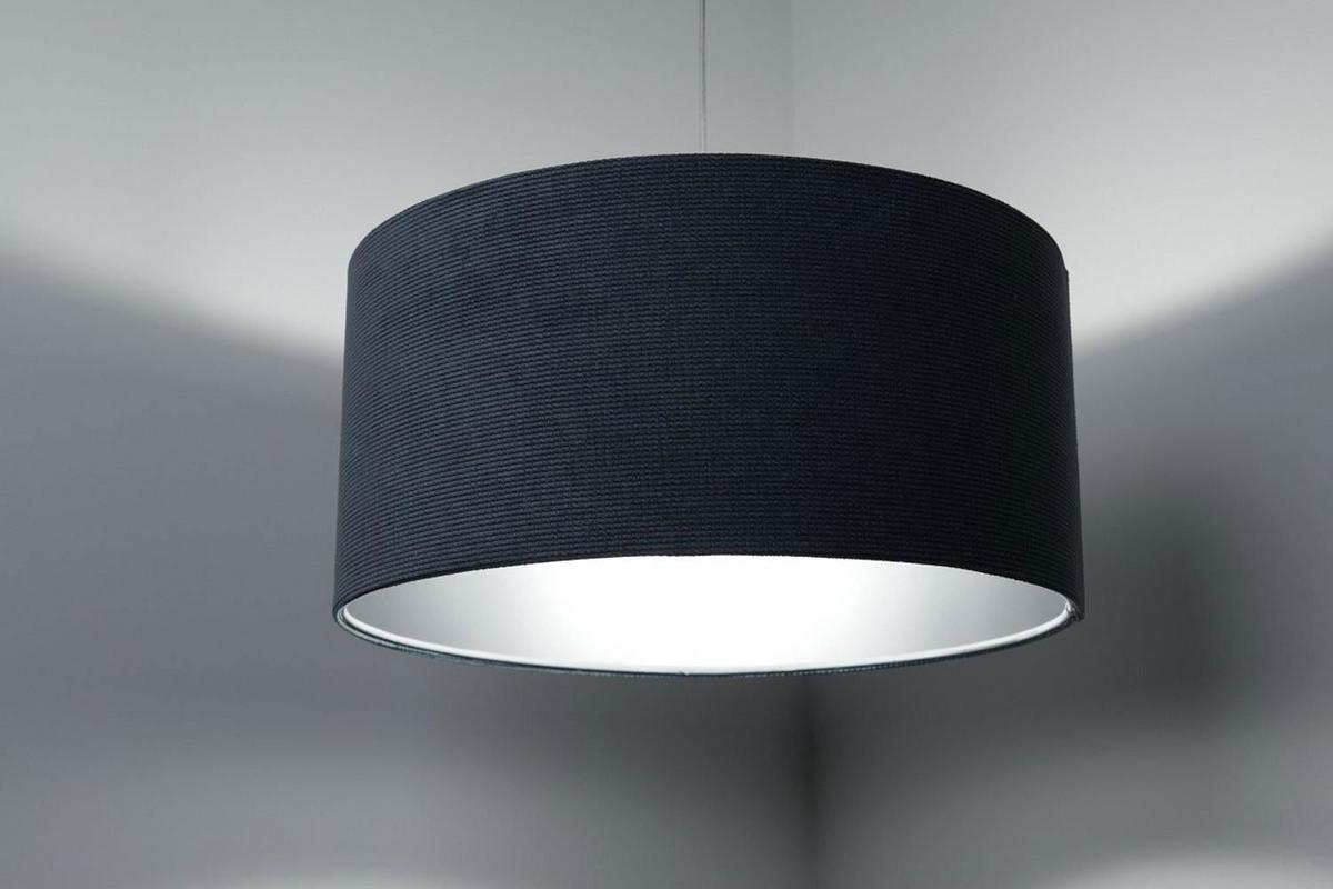 HÄNGELEUCHTE Blau 40/20 cm - Blau/Silberfarben, Kunststoff (40/0.4/20cm) - ONZENO