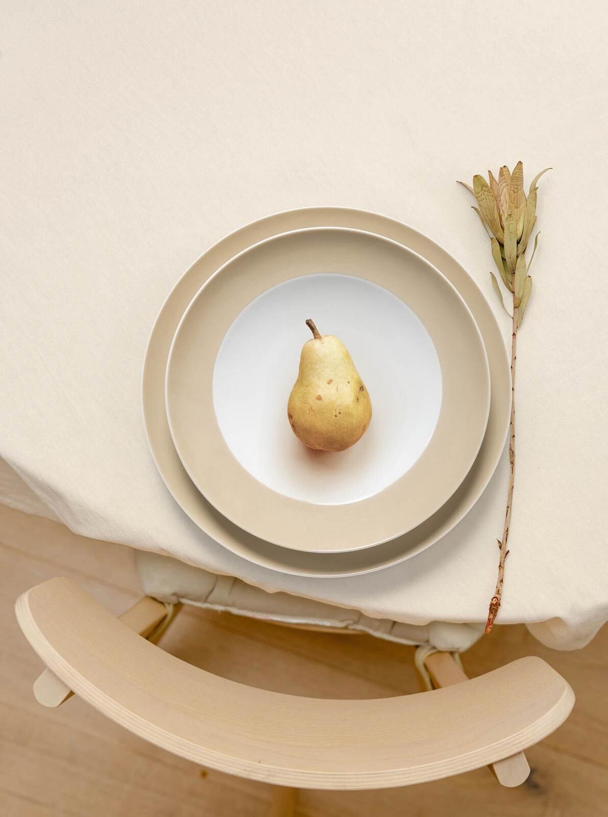 SUPPENTELLER Liberty Pure Colors Dusty Beige ø 23,5 cm 6er Set - Beige, Keramik (23.6cm) - Seltmann Weiden