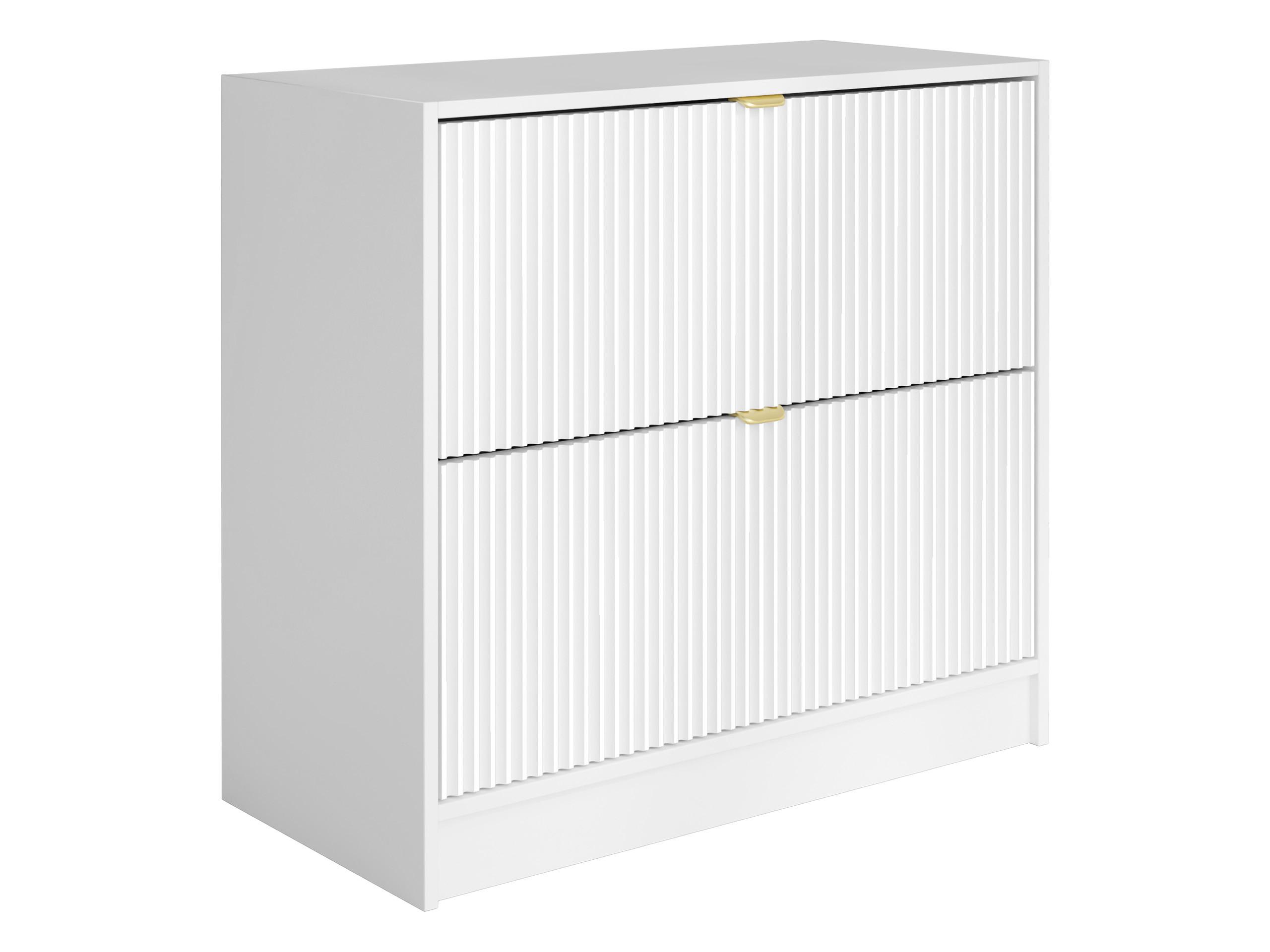SCHUHSCHRANK Tireno 2K - Goldfarben/Schwarz, Holzwerkstoff/Kunststoff (80/75/40cm) - MIRJAN24