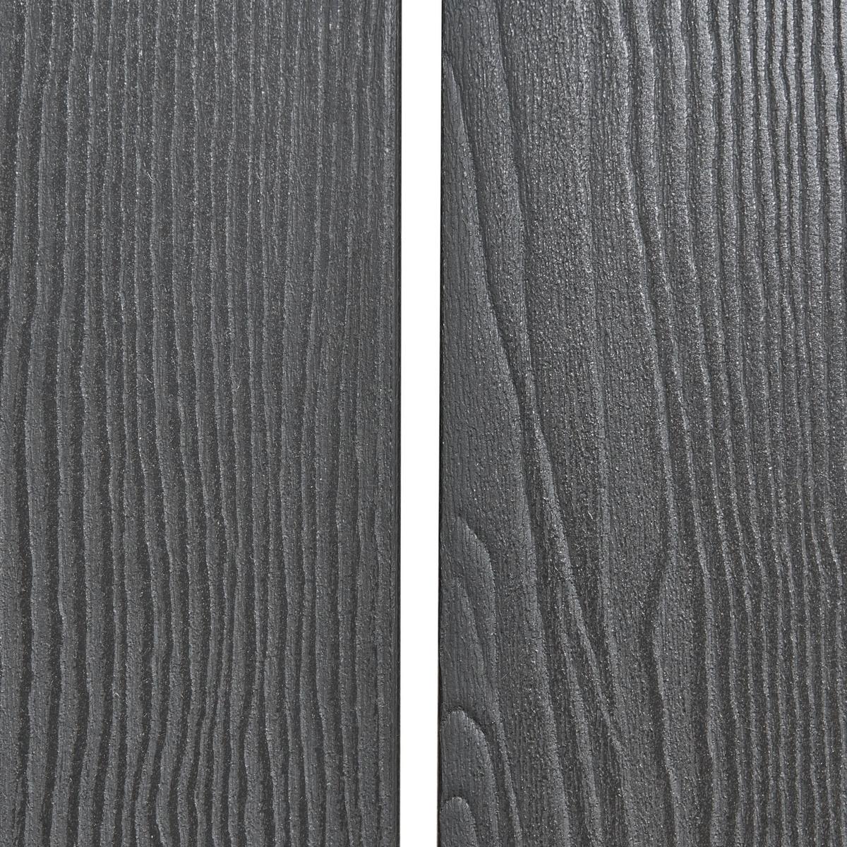 GARTENBANK 125 cm Dunkelgrau Adirondack - Dunkelgrau/Grau, Kunststoff (125/91/73cm) - Beliani