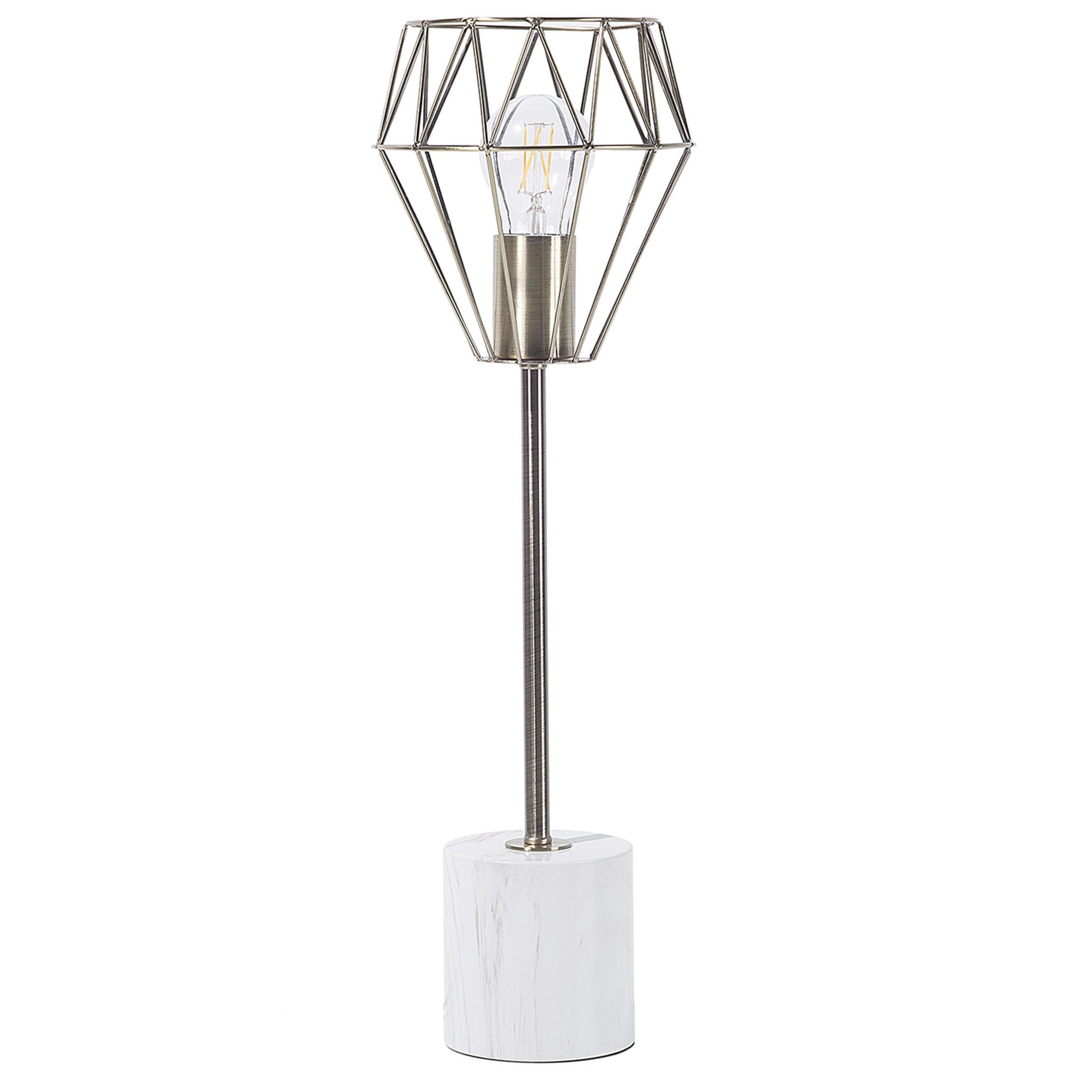 TISCHLAMPE Mooni 15/15/53 cm - Messingfarben, Metall (15/15/53cm) - Beliani