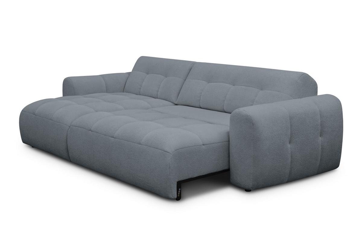 ECKSOFA LUMERO 4-Sitzer LINKS, graphitfarben - Graphitfarben/Schwarz, Holz/Textil (275/166cm) - Courtois Laville