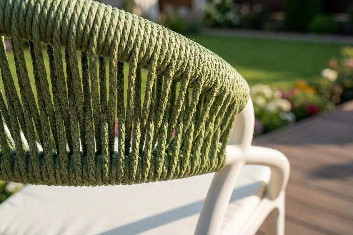 GARTENSTUHL KISO Grün Kunststoff Stapelbar (1er-Set) - Grün, Kunststoff (54/79/58cm) - KAWOLA