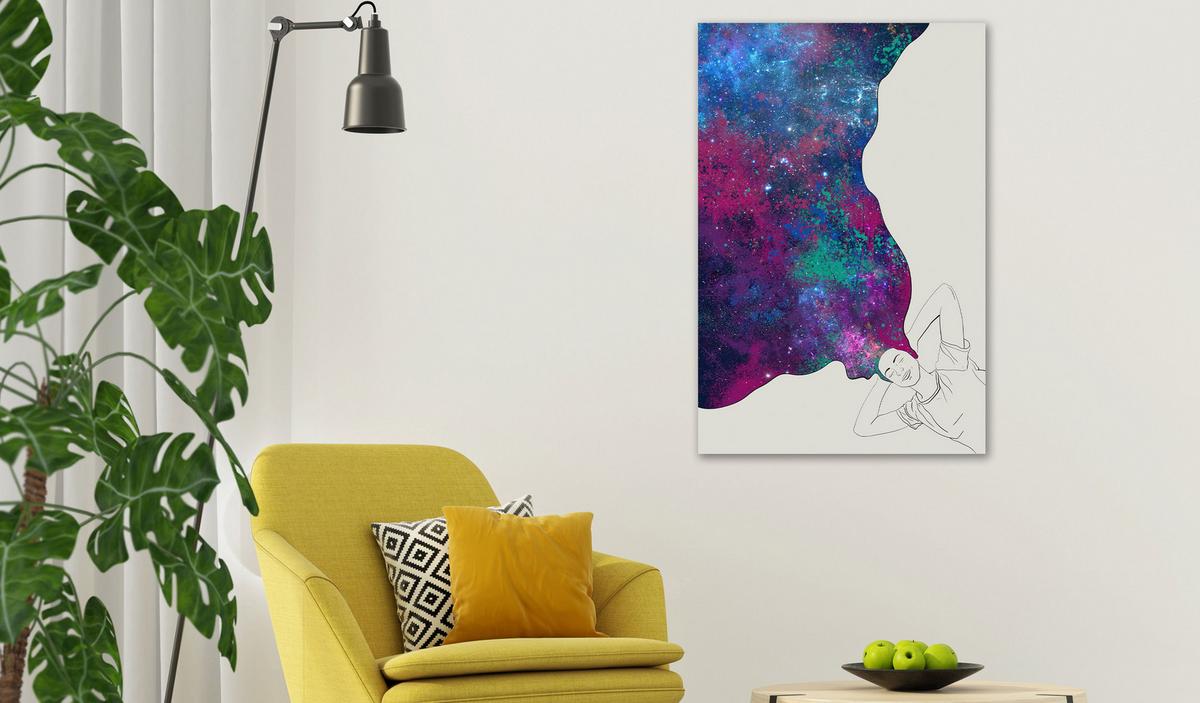 KUNSTDRUCK Bunt 80/120 cm - Multicolor, Textil (80/120cm) - KUNSTLOFT