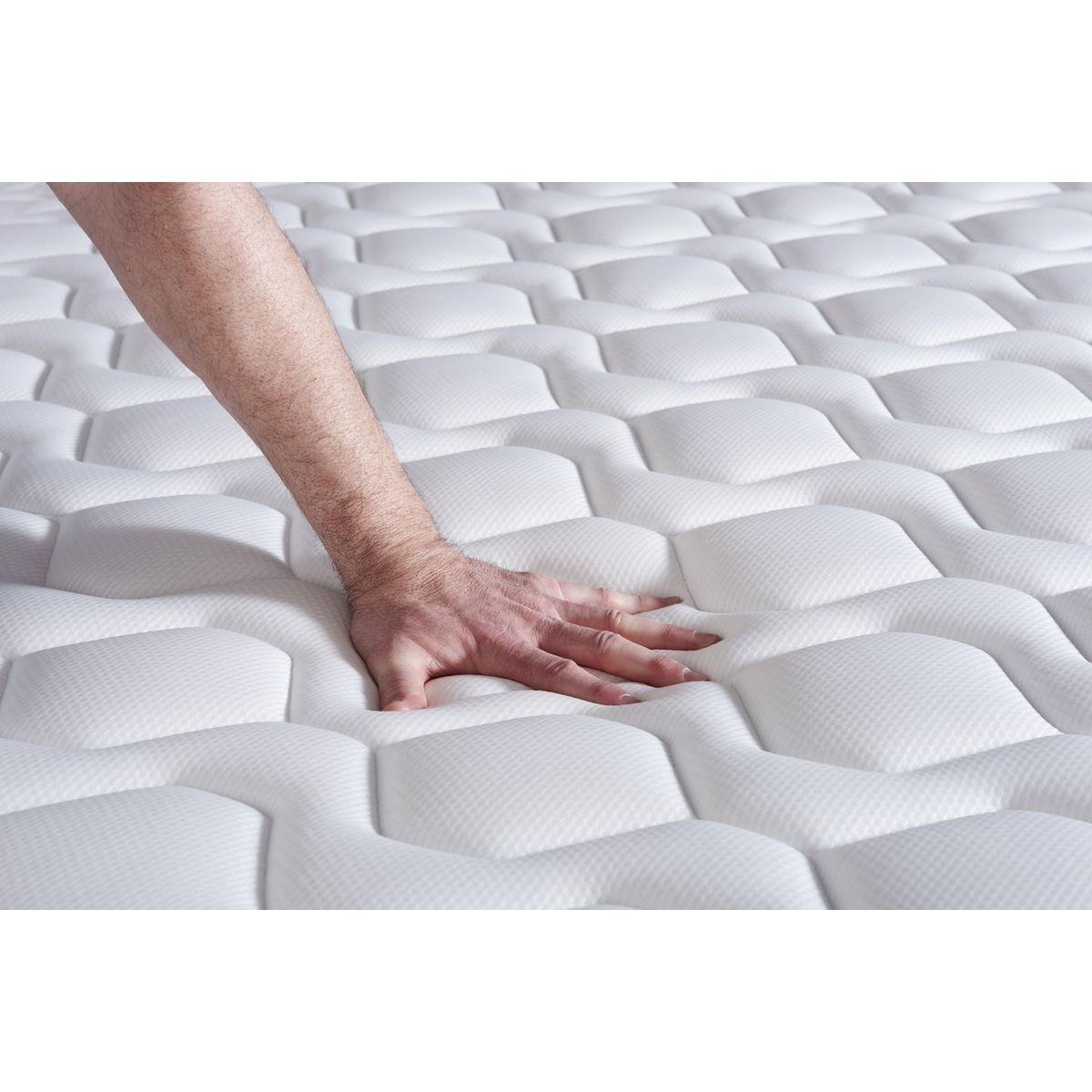 MATRATZE Actimemo max Memory-Schaum 80 x 200 cm h3 - Weiß, Textil (80/200cm) - ACTISOM