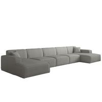 WOHNLANDSCHAFT Celes Premium Xl Scala - Grau, Holzwerkstoff/Textil (462/73/165cm) - Fun Möbel