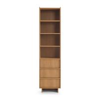 BÜCHERREGAL ZENITH 50/201/39 cm Wohnzimmerregal Hochschrank Regal Braun - Braun, Holzwerkstoff (50/201/39cm) - MASSENO