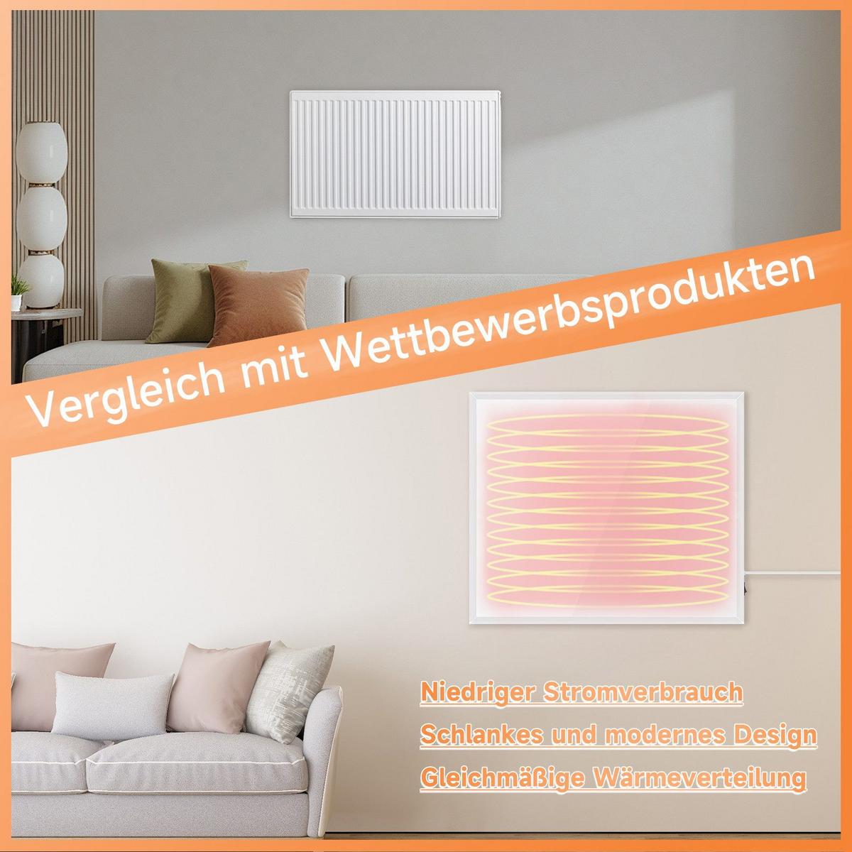 HEIZKÖRPER Hitzeperl - Weiß, Metall (52/1.5/62cm) - Nettlife