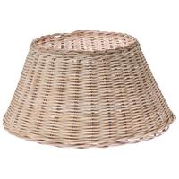 WEIHNACHTSBAUMKRAGEN 24 cm Braun Flocon - Braun, Naturmaterialien (24cm) - Beliani