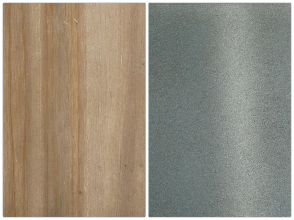 BEISTELLTISCH Braun, Grau - Braun/Grau, Holz (40/50/60cm) - MCW