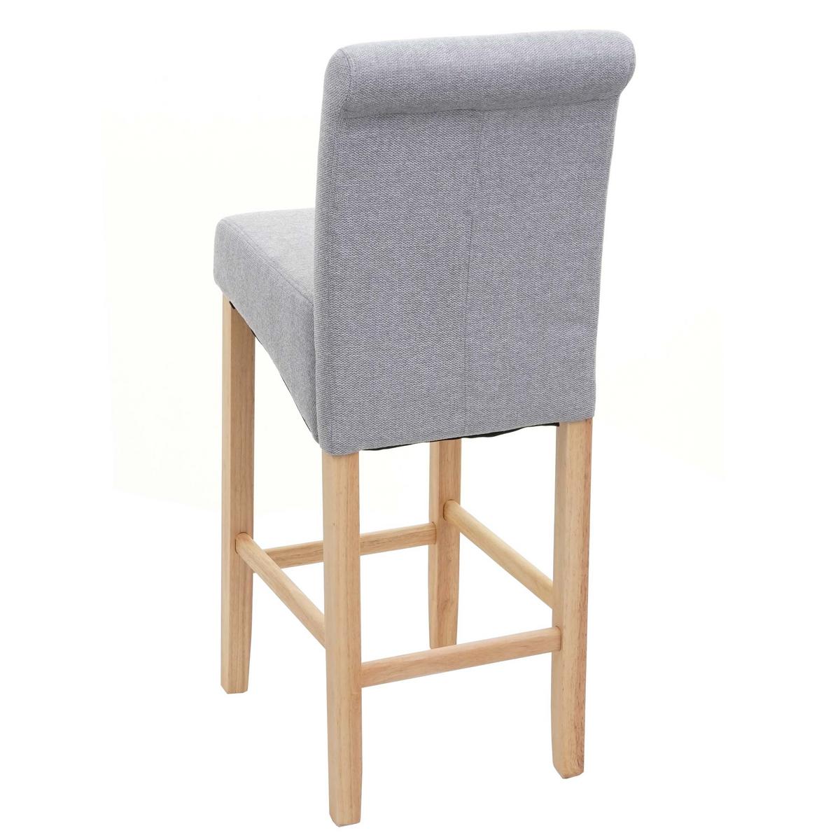 BARHOCKER Grau 2er-Set - Grau, Textil (39/105/53cm) - MCW