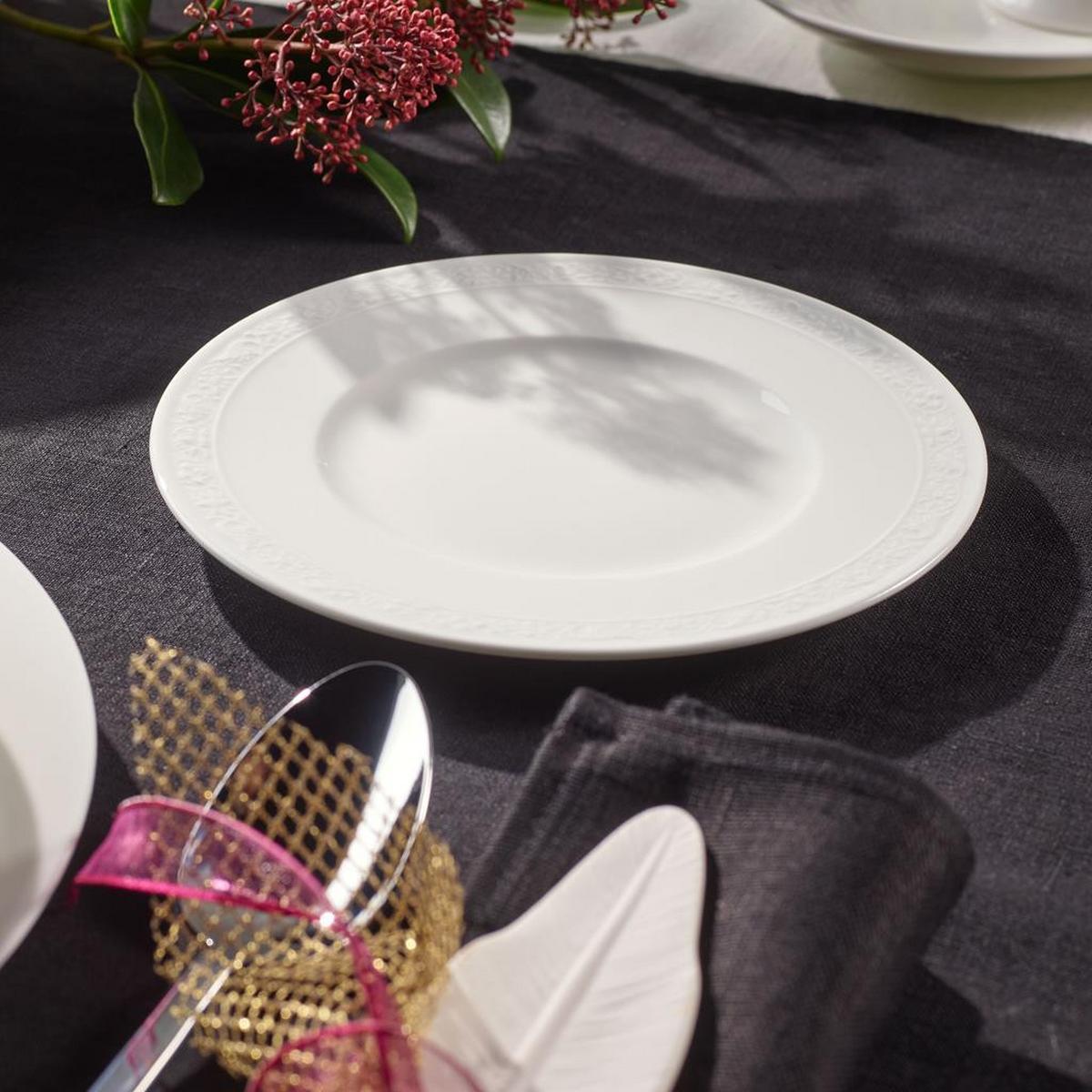BROTTELLER White Pearl weiß ø 18 cm 6er Set - Weiß, Keramik (18cm) - Villeroy & Boch