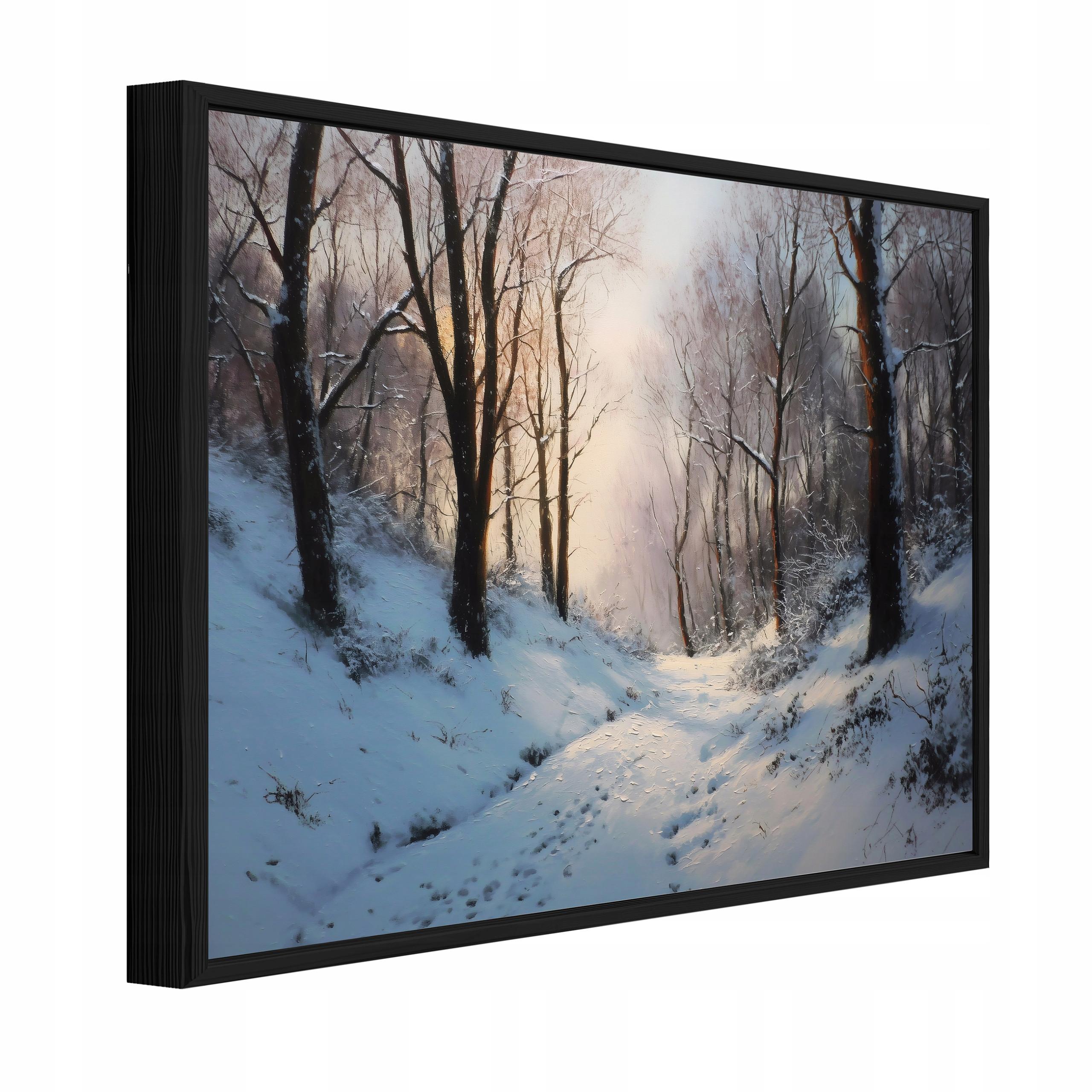 BILDER mit Rahmen Wald Bäume Beige 60x40 cm - Multicolor, Holzwerkstoff (60/40cm) - Wallarena