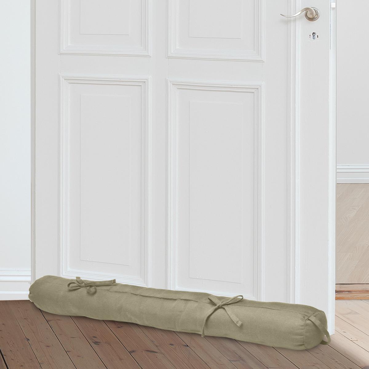 ZUGLUFSTOPPER Viento 10x100cm Taupe (2tlg) - Taupe, Textil (10/100cm) - Beautissu 