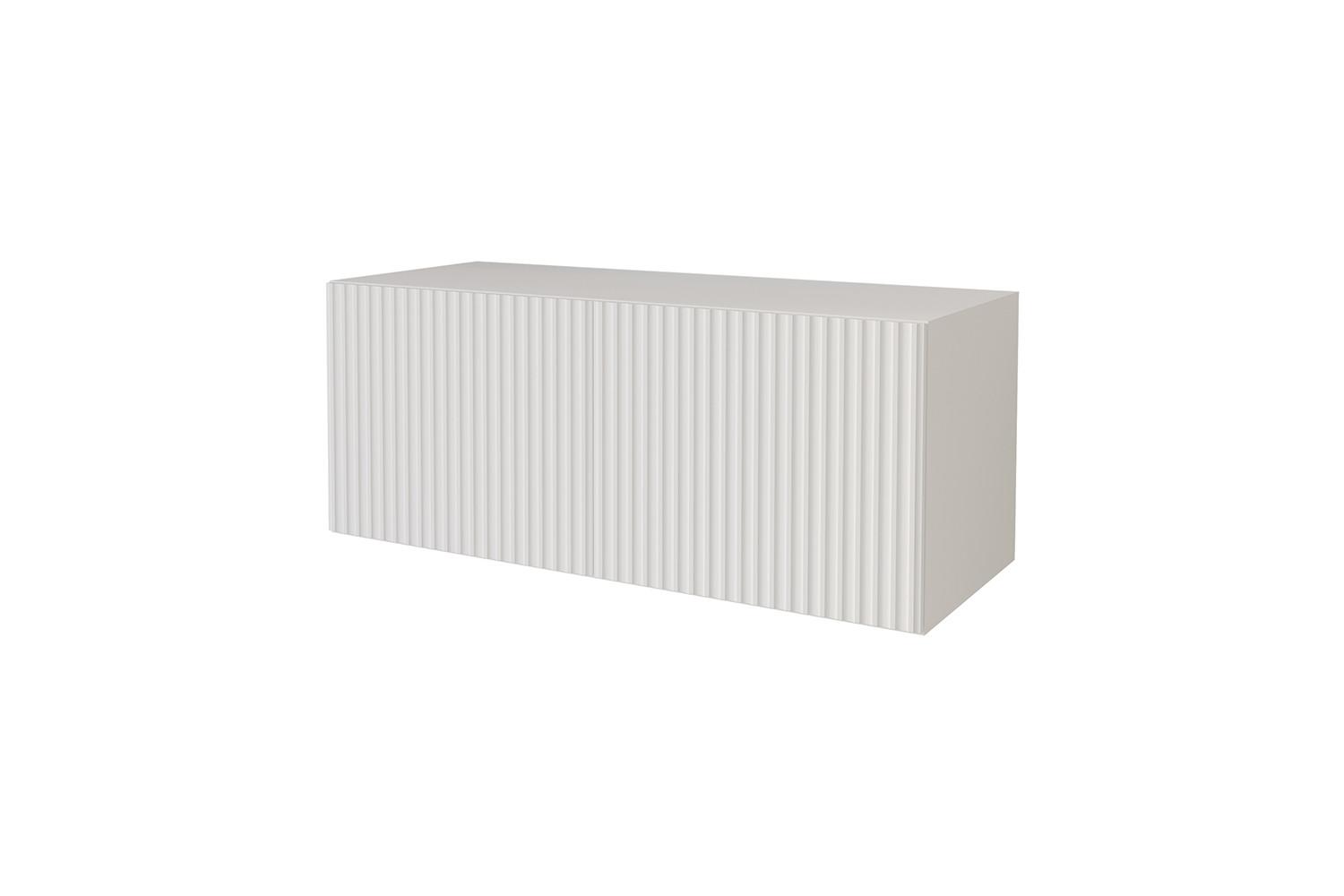 LOWBOARD NOA-2-W 100x40x40 cm - Weiß - Weiß, Holzwerkstoff (100/40/40cm) - ALTDECOR