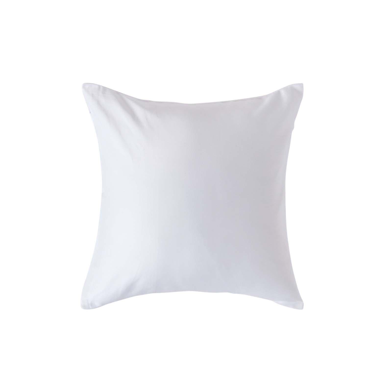 BIO-KISSENBEZUG Satin, Fadendichte 400 - Weiß, Textil (40/40cm) - Homescapes