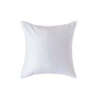 BIO-KISSENBEZUG Satin, Fadendichte 400 - Weiß, Textil (40/40cm) - Homescapes