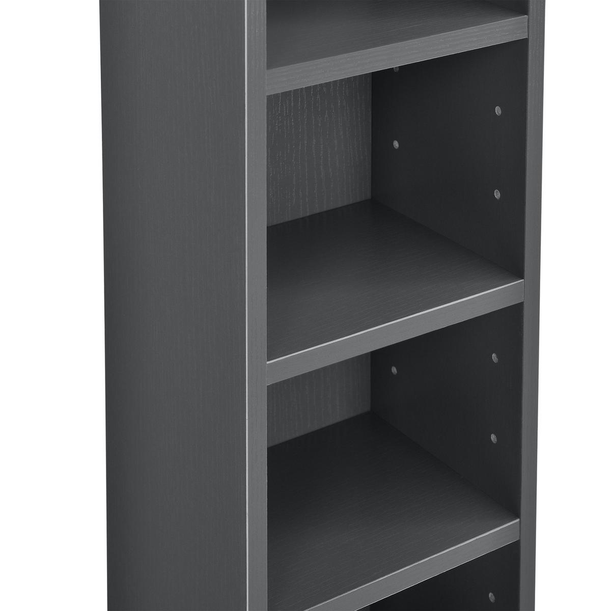 CD-REGAL Tynset - Dunkelgrau, Holzwerkstoff (20/90/20cm) - [en.casa]