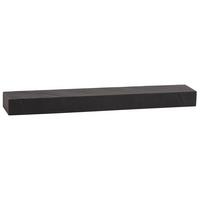 WANDREGAL Mango Massivholz Steinoptik Rechteckig Modern, Grau 120x20x10 cm - Grau, Holz (120/10/20cm) - KADIMA DESIGN