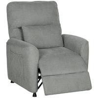 MASSAGESESSEL Polyester Dunkelgrau - Dunkelgrau, Textil/Metall (93/102/88cm) - HOMCOM