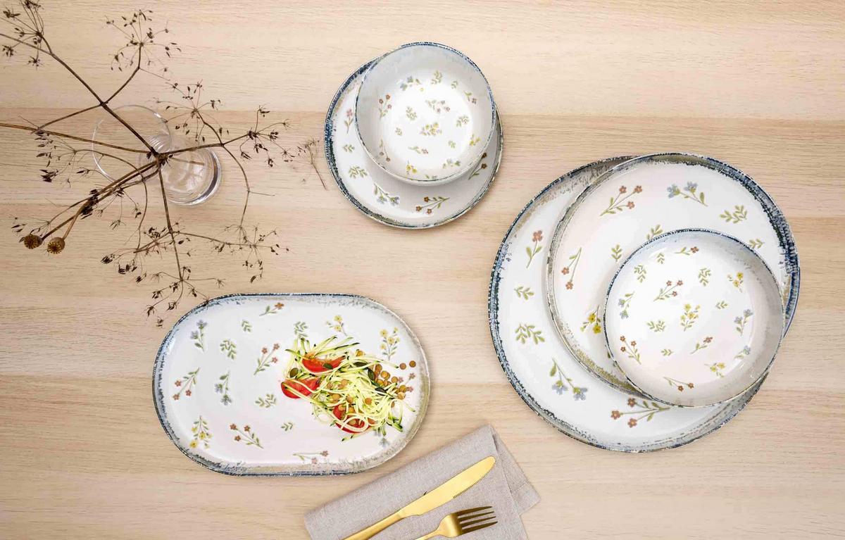 DESSERTTELLER Viola bunt ø 19,5 cm 6er Set - Multicolor, Keramik (19.5cm) - Ritzenhoff Breker
