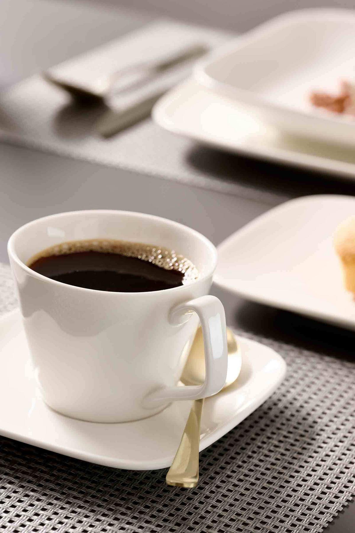 ESPRESSOUNTERTASSEN Arena weiß ø 12 cm 6er Set - Weiß, Keramik (12cm) - Ritzenhoff Breker