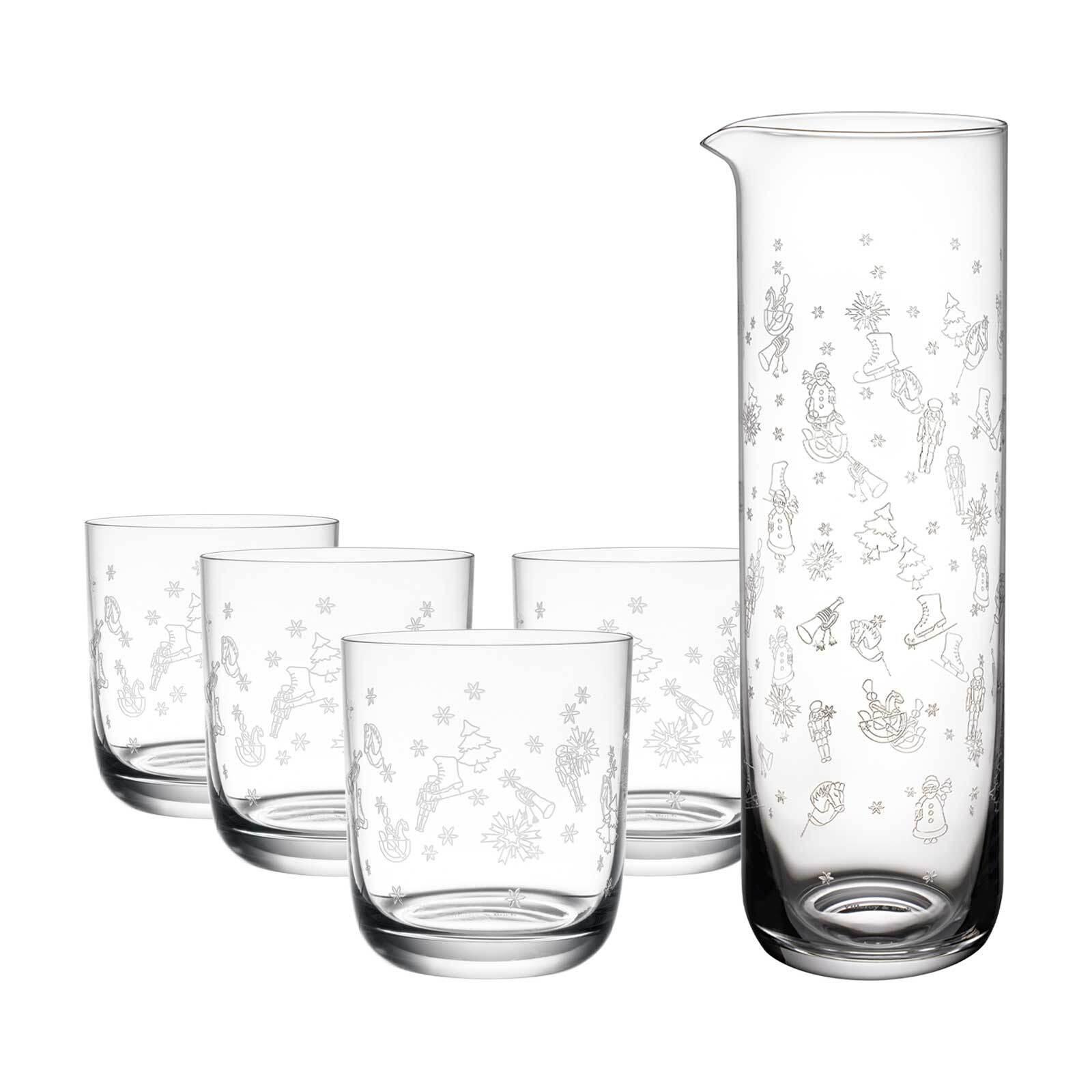 TRINKGLÄSERSET MIT KARAFFE Toy's Delight transparent - Transparent, Glas - Villeroy & Boch