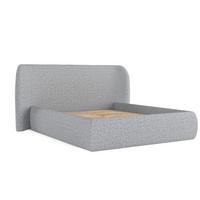 POLSTERBETT Bellano mit Stauraum 140/200 cm Grau im Riva Stoff - Schwarz/Naturfarben, Holz/Holzwerkstoff (140/200cm) - AltaBeds