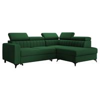 ECKSOFA Milano 2RRLXP, Seite: Rechts 2R+R+LXP - Grün, Holz/Textil (195/249cm) - MIRJAN24