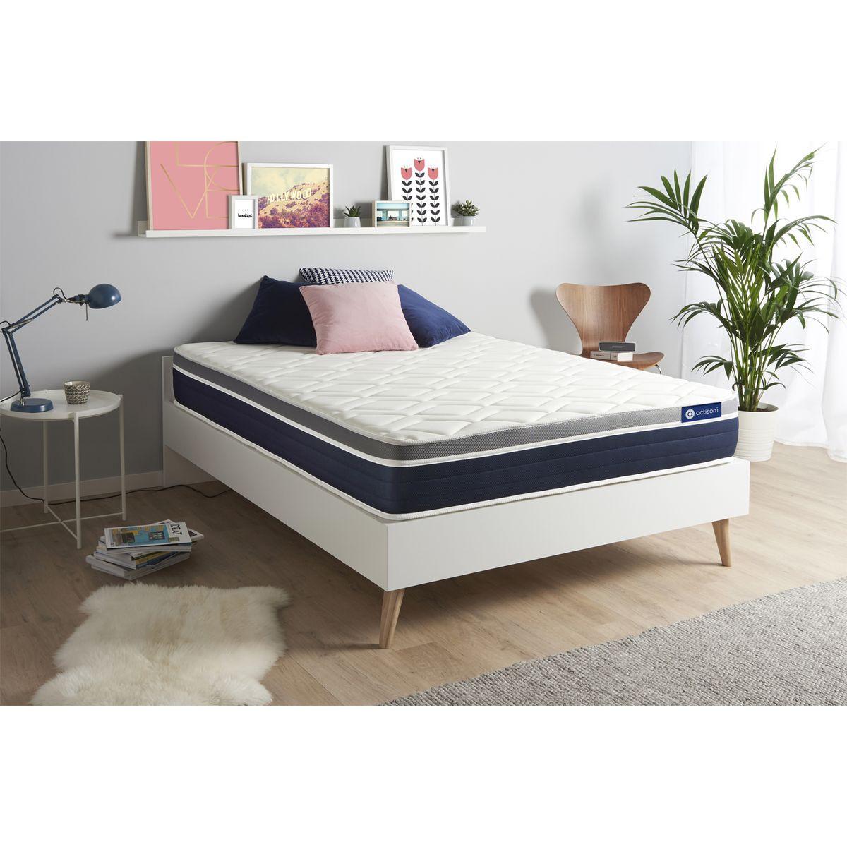 MATRATZE Actimemo confort Memory-Schaum 160 x 195 cm h2 - Weiß, Textil (160/195cm) - ACTISOM