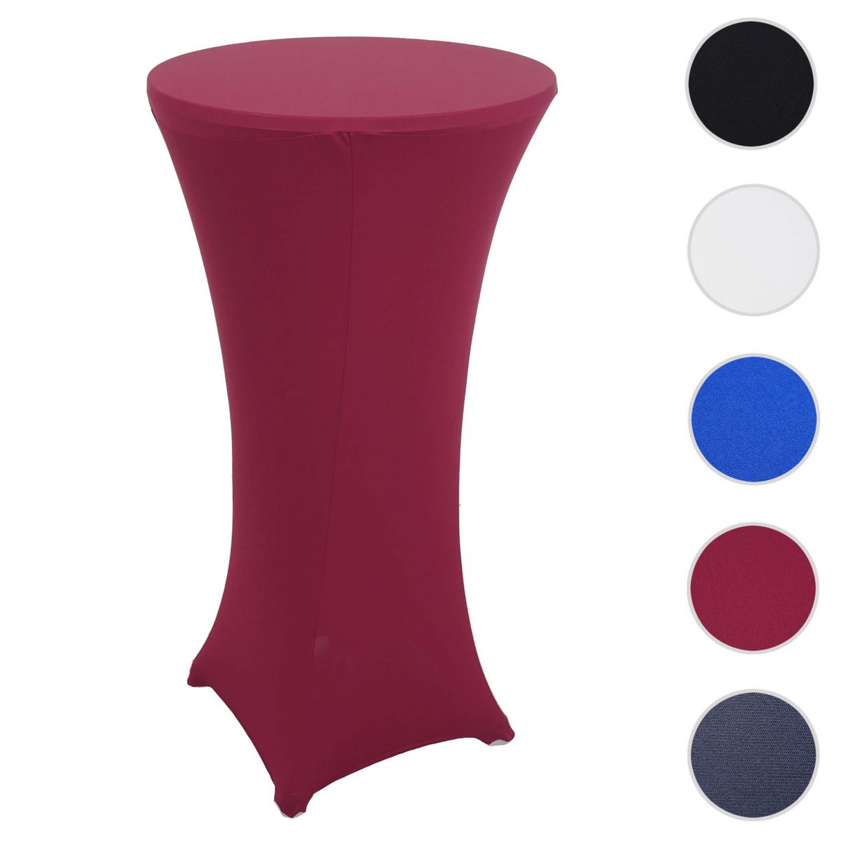 STEHTISCHHUSSE Bordeaux - Bordeaux, Textil (60/60cm) - MCW