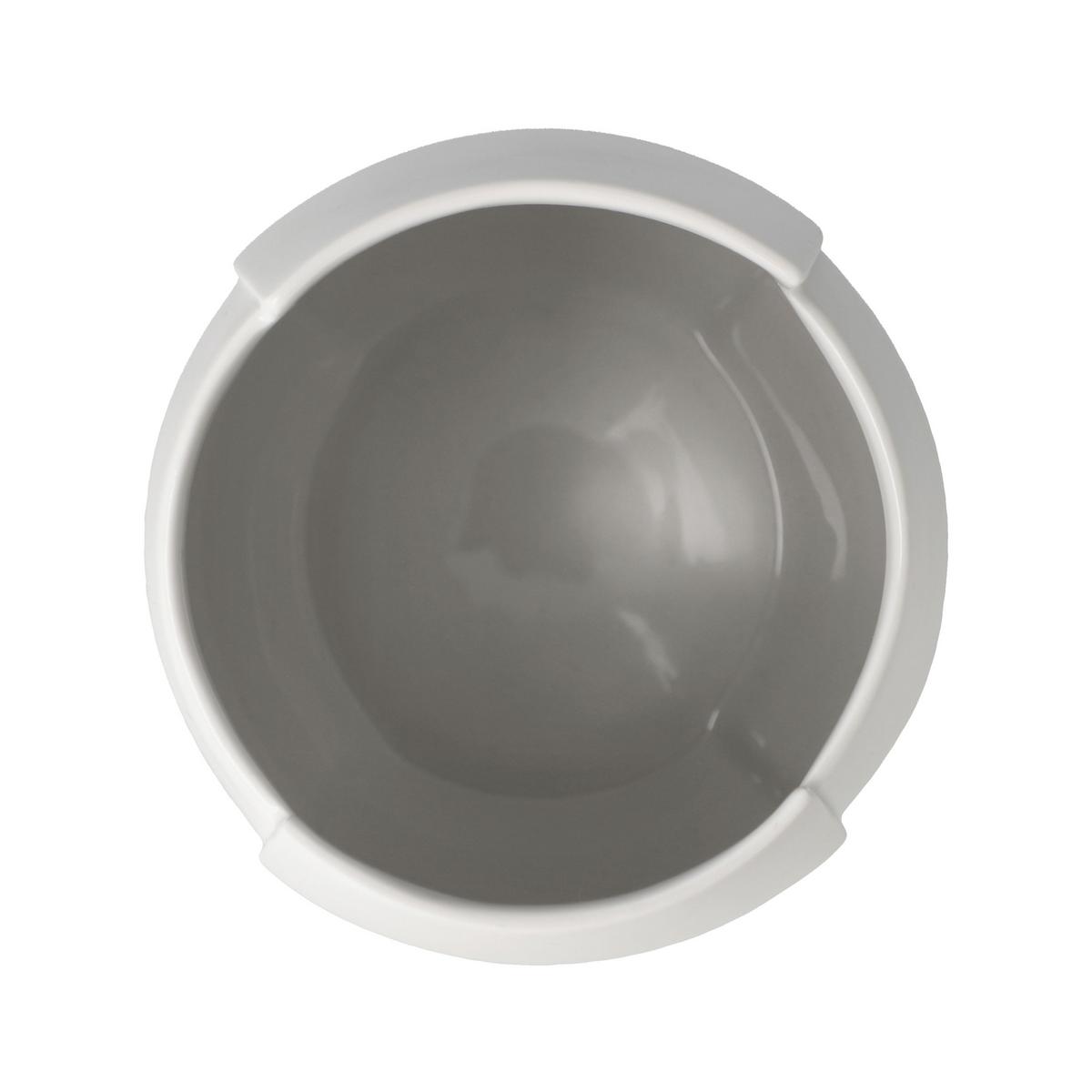 VASE Ova weiß 16 cm - Weiß, Keramik (16cm) - Goebel