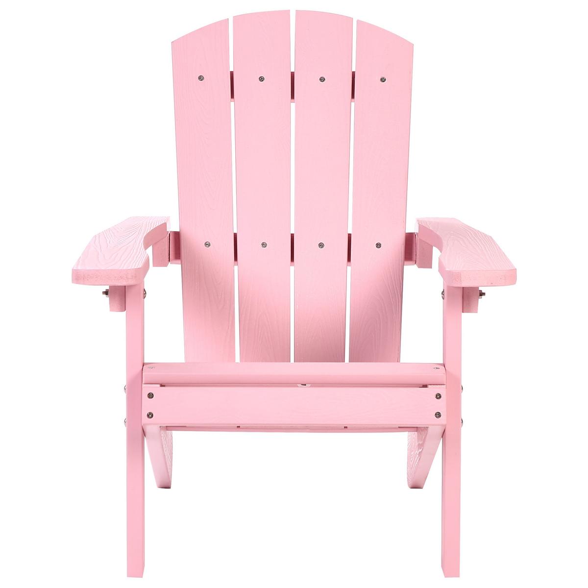 KINDERSESSEL Rosa Adirondack - Pink, Kunststoff (40/64/50cm) - Beliani