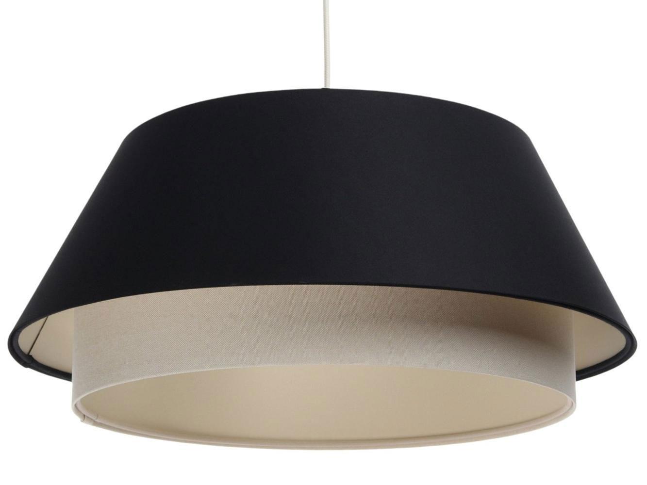 HÄNGELEUCHTE Schwarz 50/22 cm - Schwarz, Kunststoff (50/1.3/22cm) - ONZENO