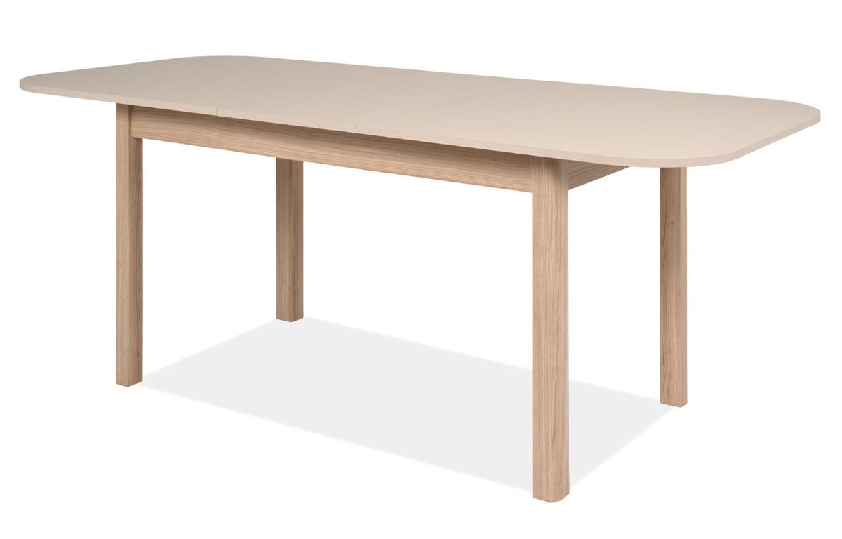 ESSTISCH samt, Riva Eiche 160/200 cm, Küchentisch ausziehbar - Eichefarben/Beige, Holzwerkstoff (90/160/76cm) - Furn.Design