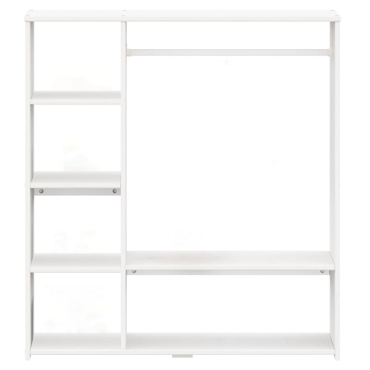 KINDERSCHRANK RAFAEL - Weiß, Holz (105/114/40cm) - IDIMEX